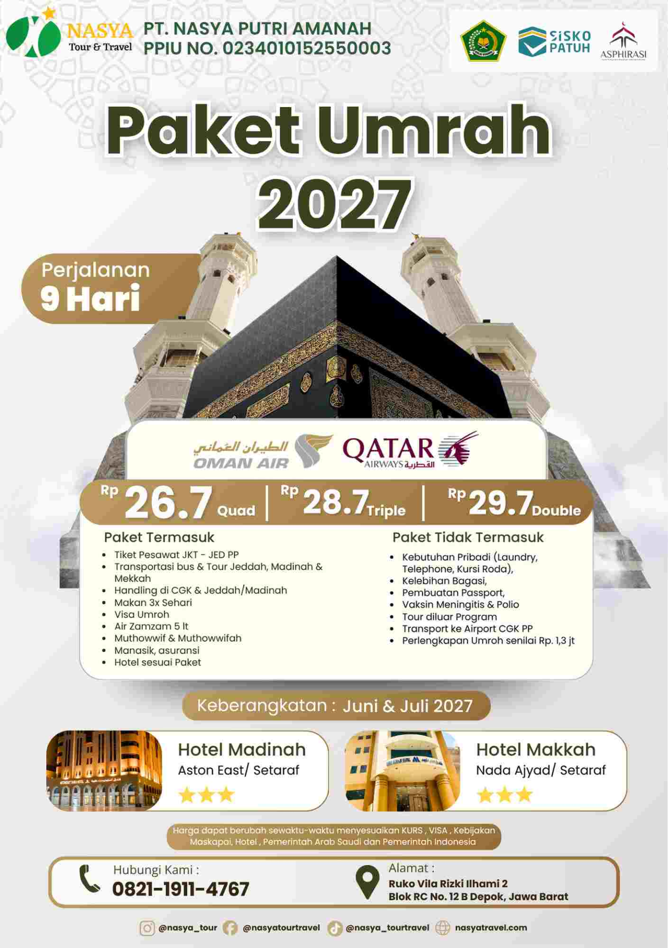 Brosur Umroh Hemat 2027